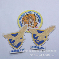 異形個(gè)性化各種會(huì)徽魔術(shù)貼粘扣激光鐳射鎖邊章 鎖邊章廠家